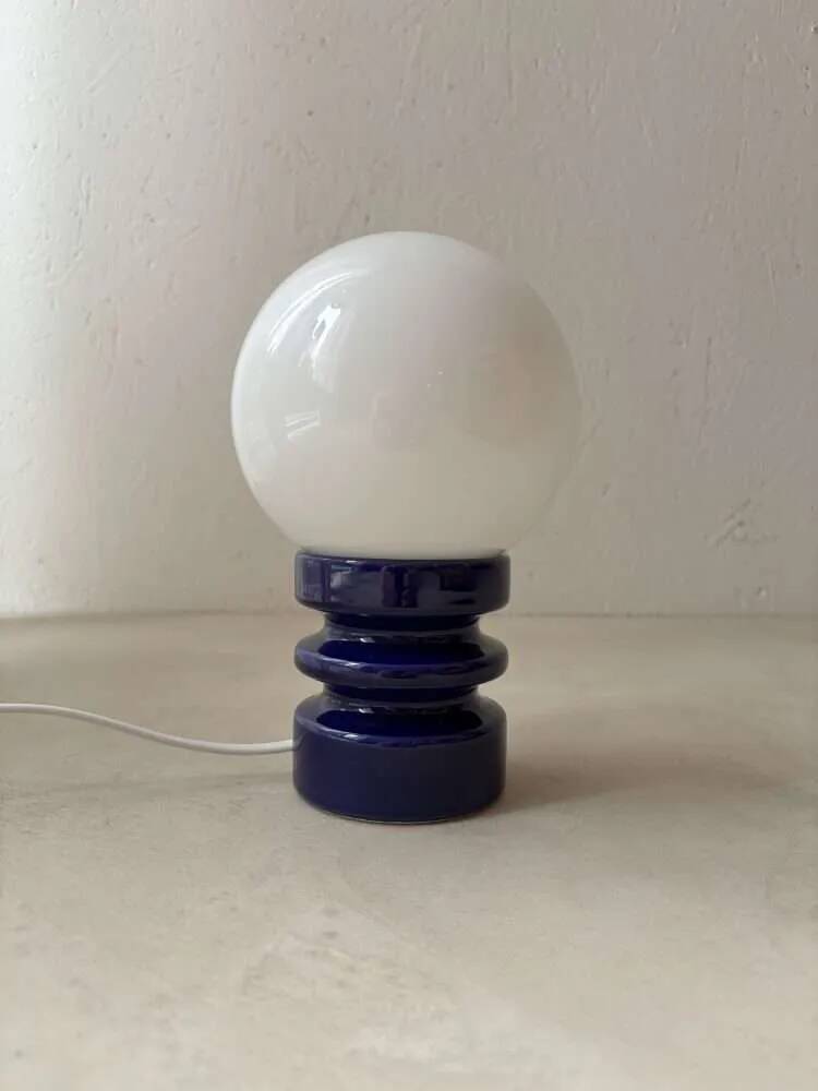 Dümler & Breiden table lamp from the 1970s, ceramic.