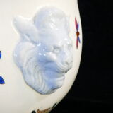 Old small pot cache or gardener in faience FIVES LILLE
