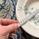 Lot 6 Plate Plates Faience Longwy Model Mignon