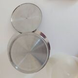 Designer stainless steel ice bucket