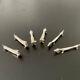 6 various animal knife holders in silver metal