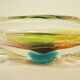 Mid-century cigar ashtray by Josef Hospodka 1950's, heavy crystal metallurgical glass