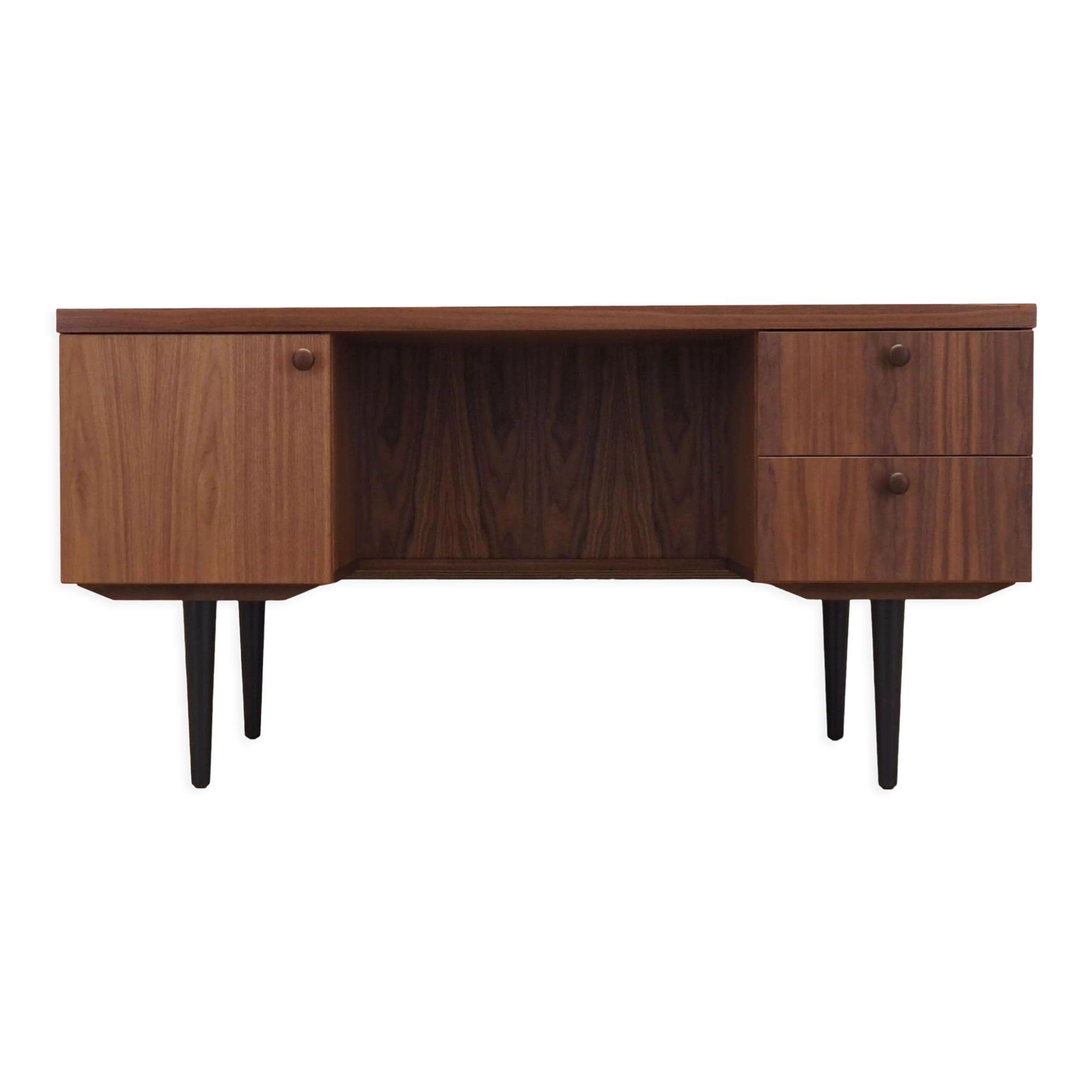 Walnut desk, Danish design, 1990s, production: Denmark