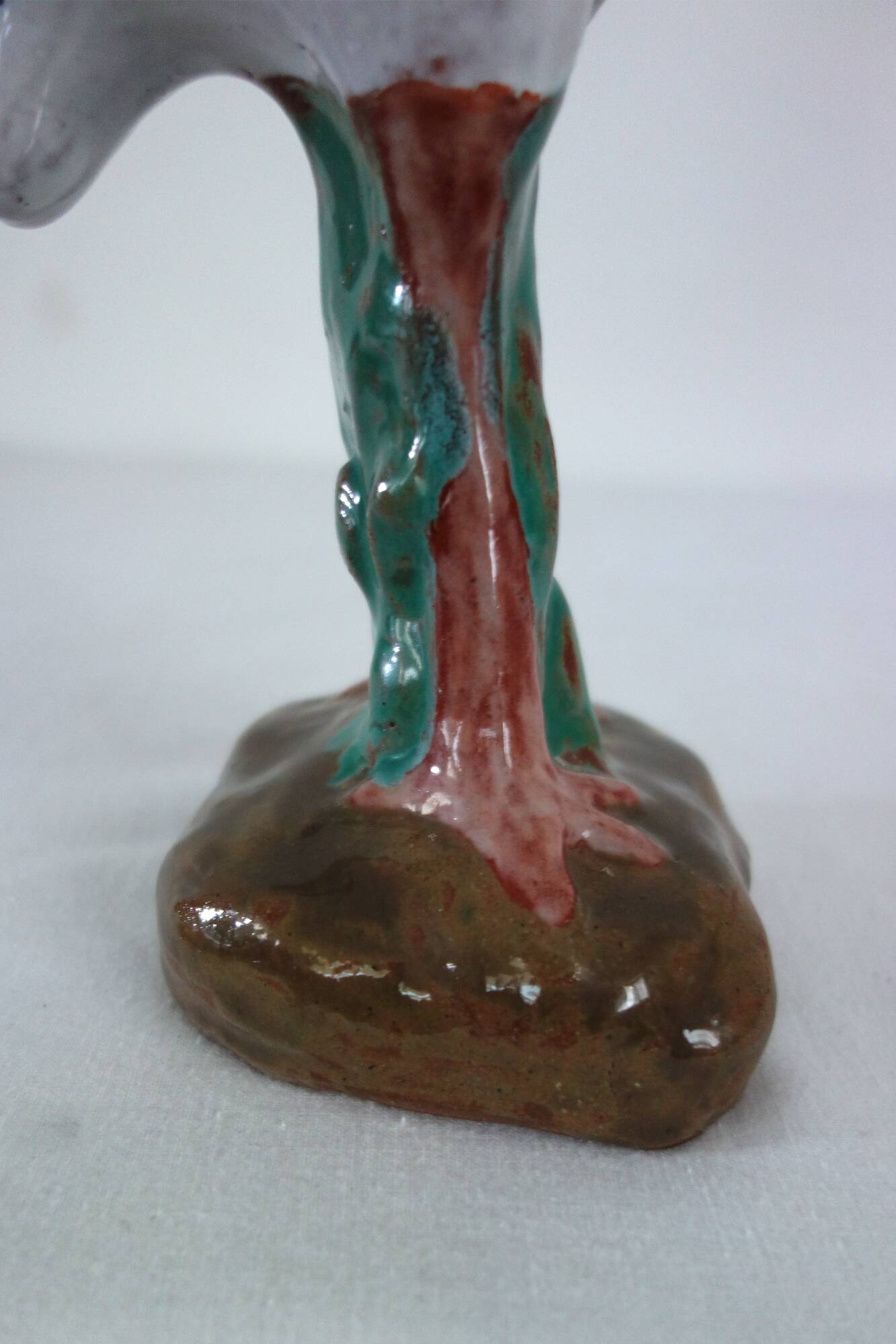 Vintage ceramic stork from the 50s/60s.