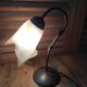 Bedside lamp Metal brown ivy tulip paste orange