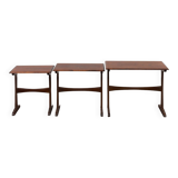 Kai Kristiansen rosewood nesting tables for Vildbjerg Möbelfabrik, Denmark 1960s