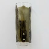 Mid-century glass wall lamp sconce J.T. Kalmar, 1970s, Germany