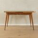 50s Extendable Glass/Wooden Table