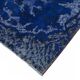 Overdyed Wool Vintage Handmade Carved Rug 168 cm x 262 cm