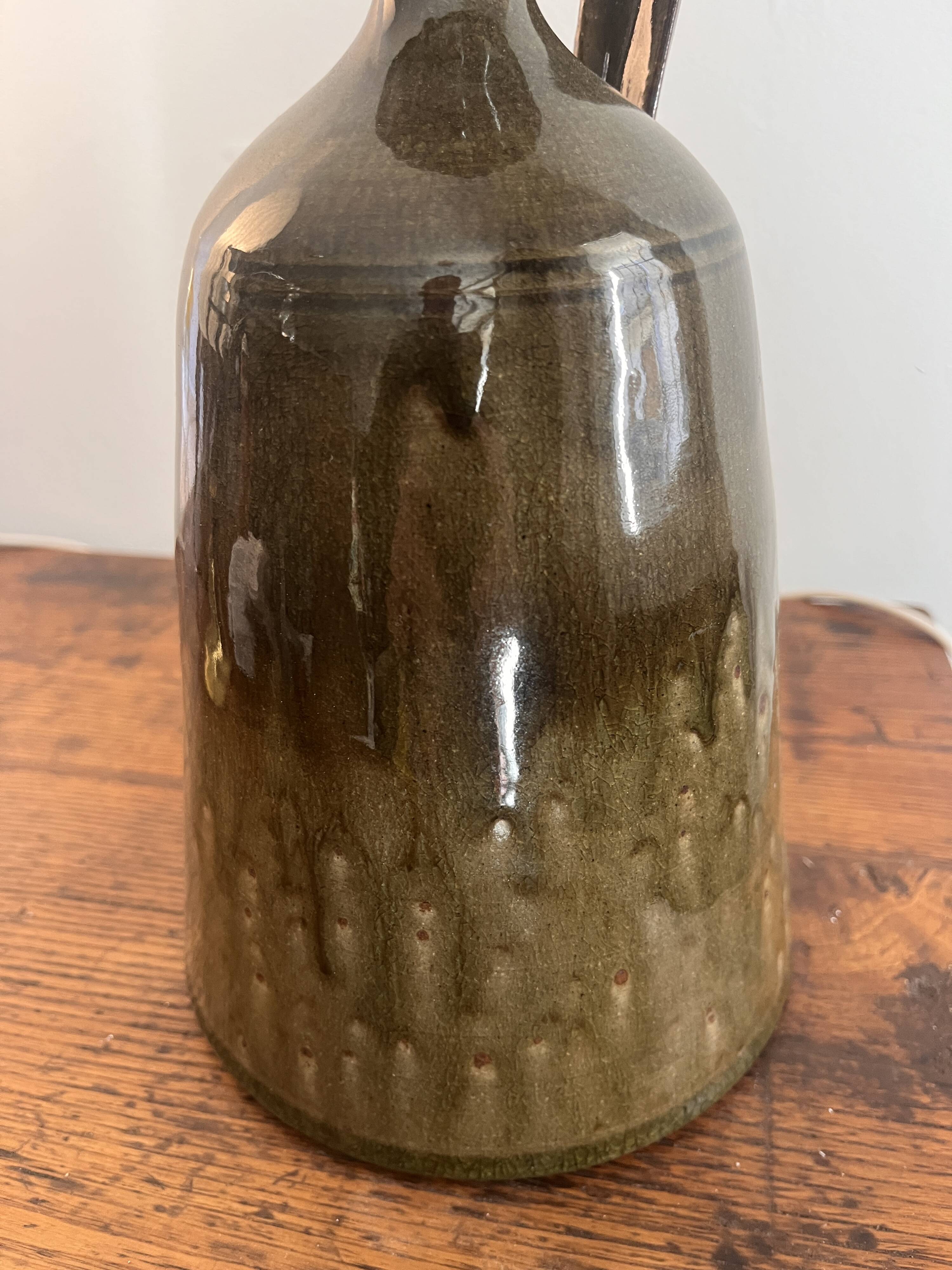 oil jug in Moutier stoneware