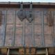 Old Vintage Indian Box on Wooden Wheels Early 20th S