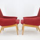 1960s Pair of Miroslav Navratil lounge Chairs, Czechoslovakia