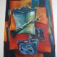 Tony agostini (bastia 1916-1990) litho nature morte ecole de paris