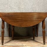 Louis Philippe period 6-legged extending mahogany table