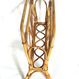 Rattan magazine rack