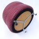 Vintage pouf on 3 legs