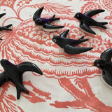 Lot of ceramic swallows