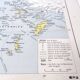 Old map Greece Crete 43x43cm from 1950