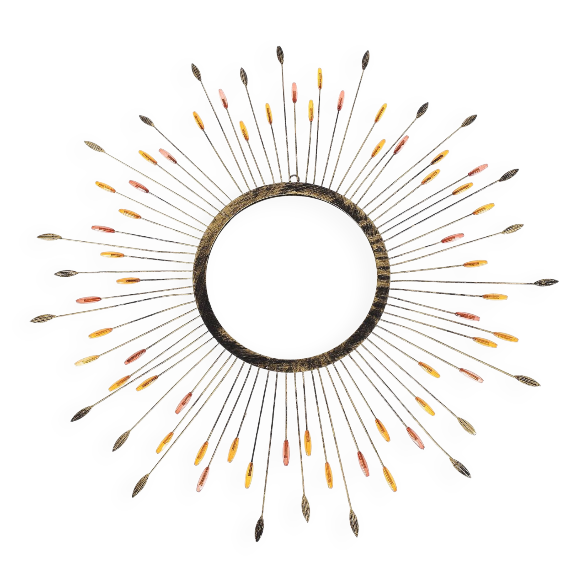 Metal sun mirror
