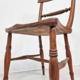 4 chaises anglaises fin XIXème siècle