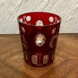 Bohemian glass crystal ice bucket