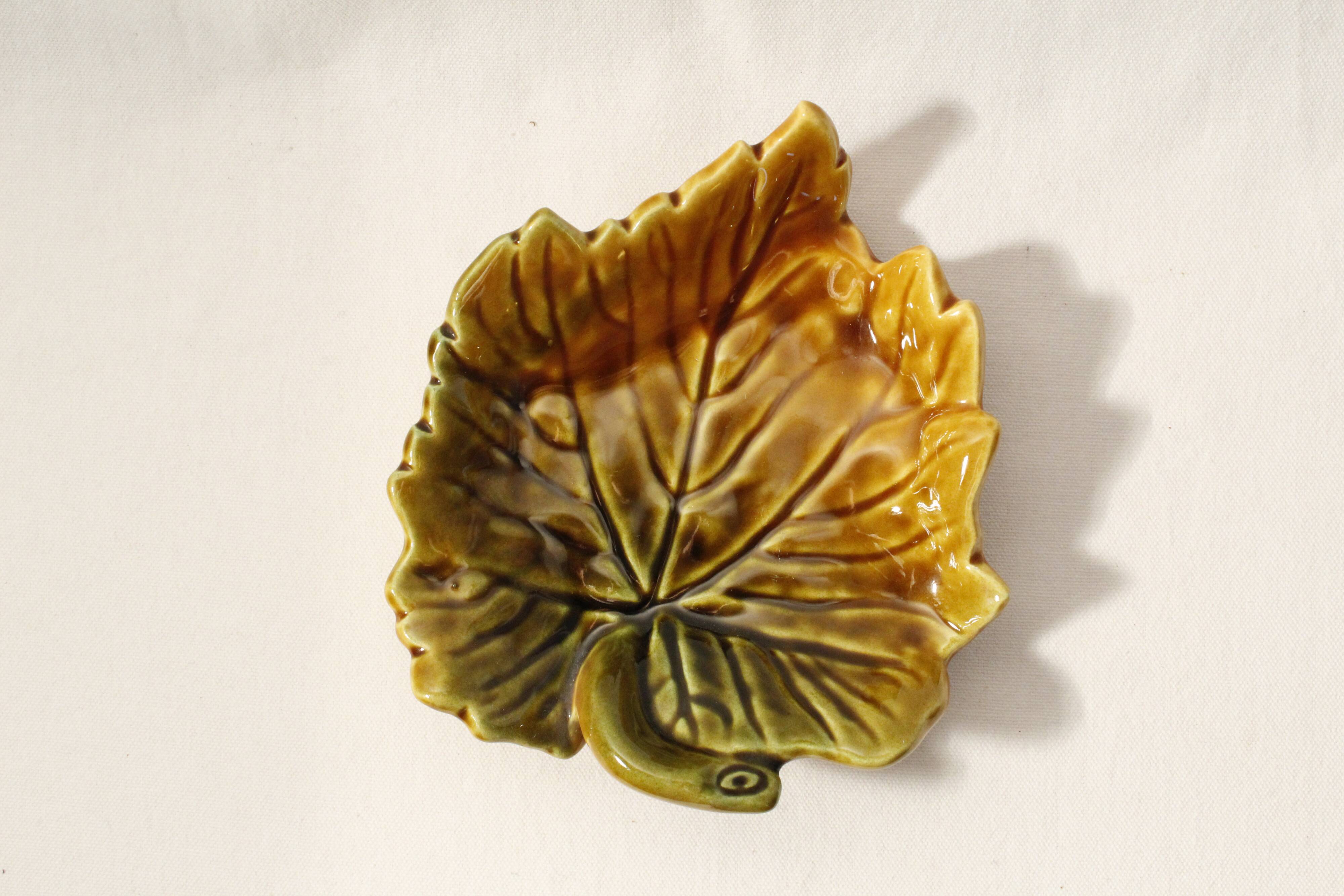 Vallauris pocket vacuum - yellow orange autumn leaf