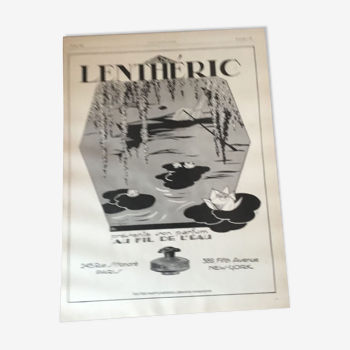 Vintage advertising to frame lentheric 1926