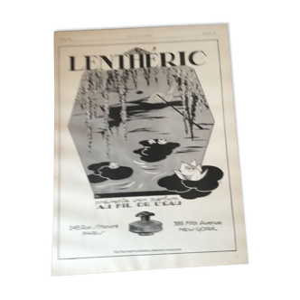 Publicité vintage à encadrer lentheric 1926