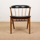 Danish armchairs in teak and skai by Helge Sibast for Sibast 1955.
