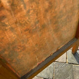 1930s shabby chic pink floral screen in original condition