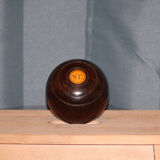 Boulingrin ball in Gaïac wood of 1,3kg