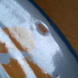 Plate in old earthenware