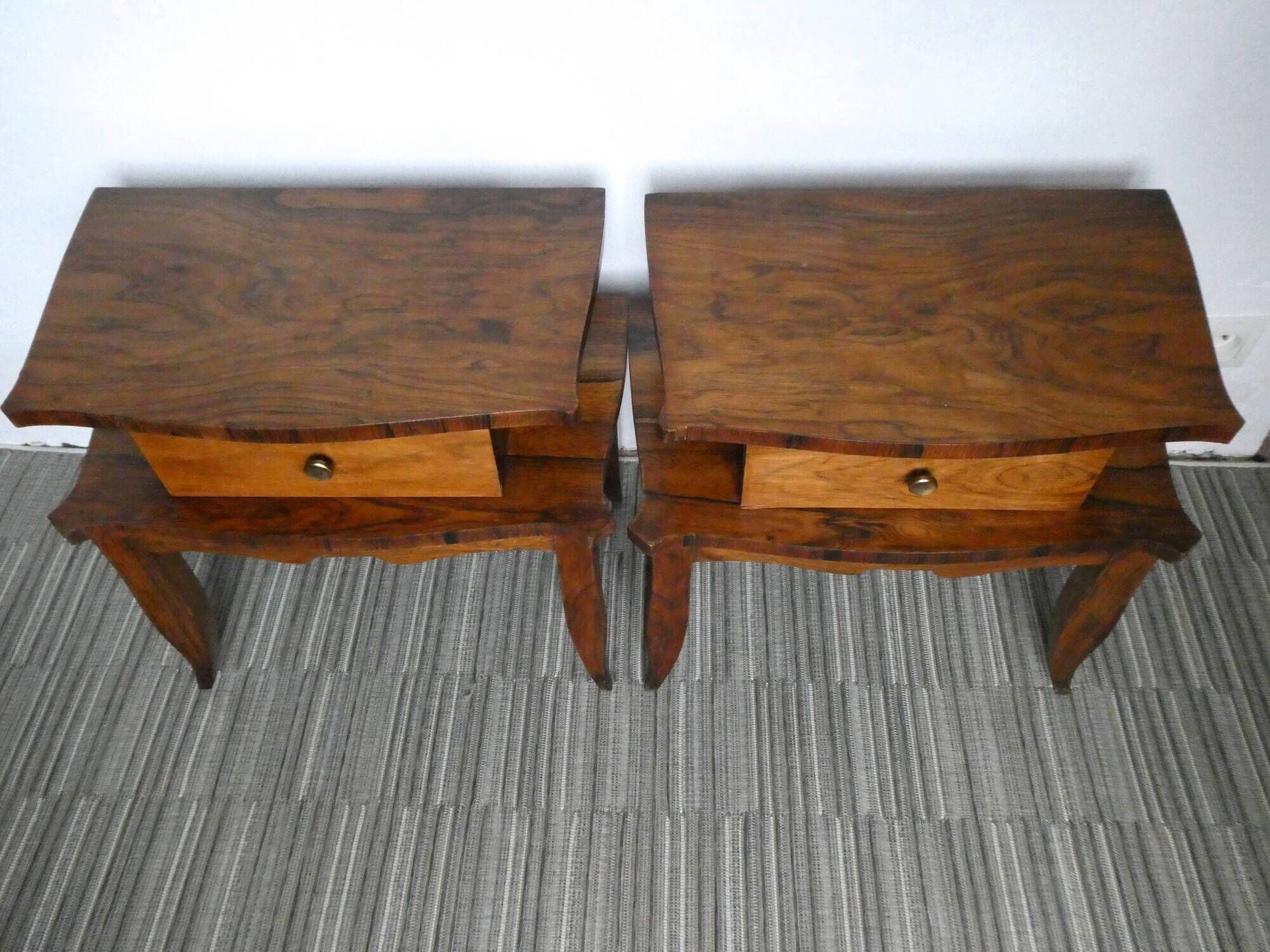 Pair of nightstands Art Deco of the 1930s