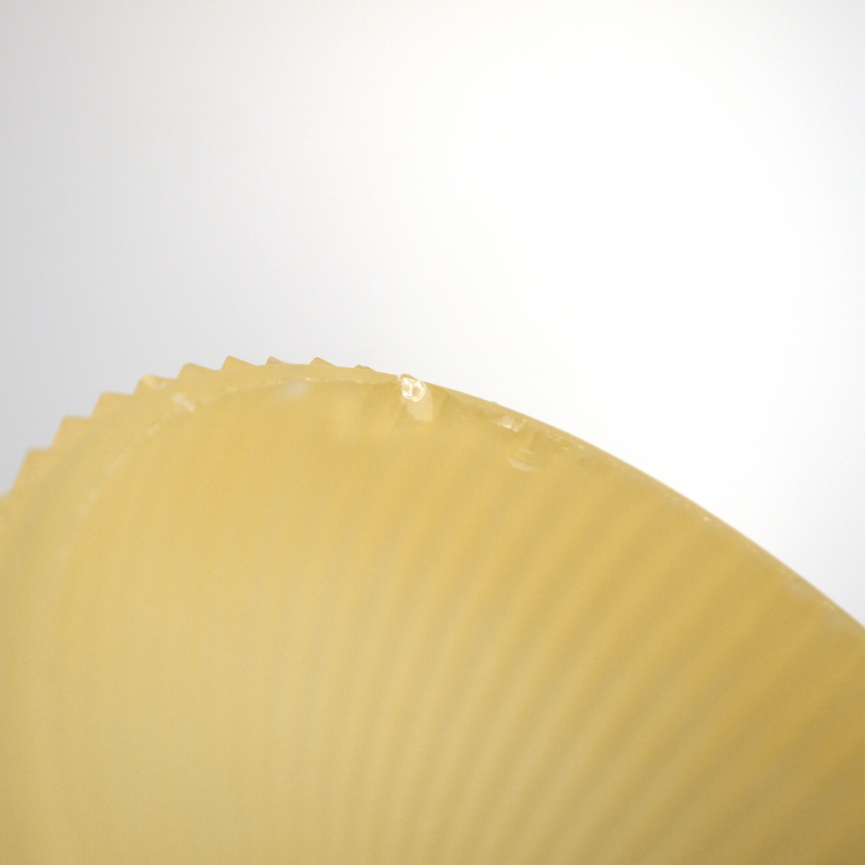 Yellow glass hanging