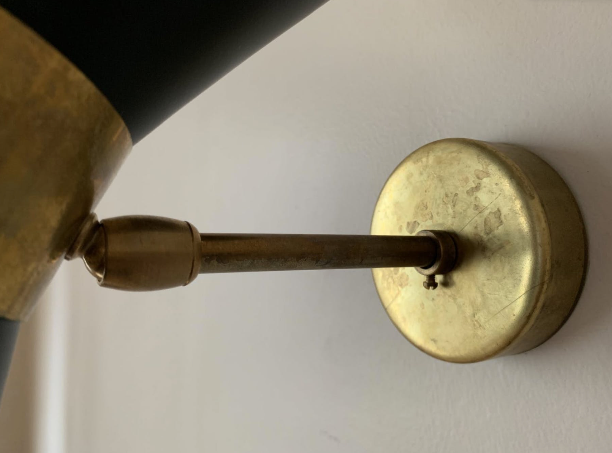 Pair of wall in the style of Italian creations of the 1950s