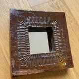 Ceramic mirror Barbara Delfosse La Borne