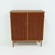 Armoire scandinave bicolore en teck et bouleau avec tiroirs des années 1960