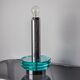 Lampe space-age par Zero Quattro, verre de murano bleu , Italie, 1970