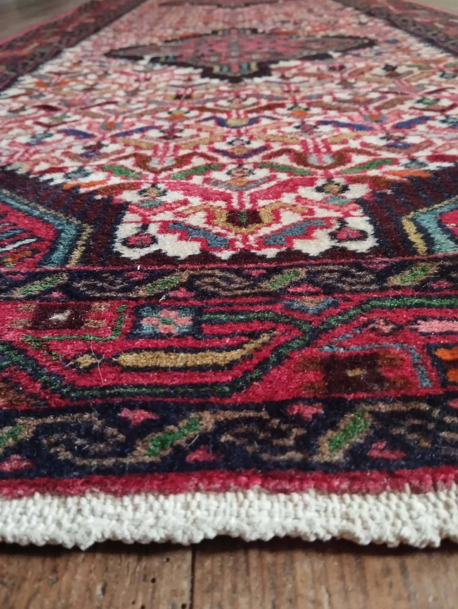 Tapis de coulioiur Persan Abadeh 277x81cm