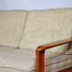 Vintage Scandinavian three-seater teak sofa, 1970s