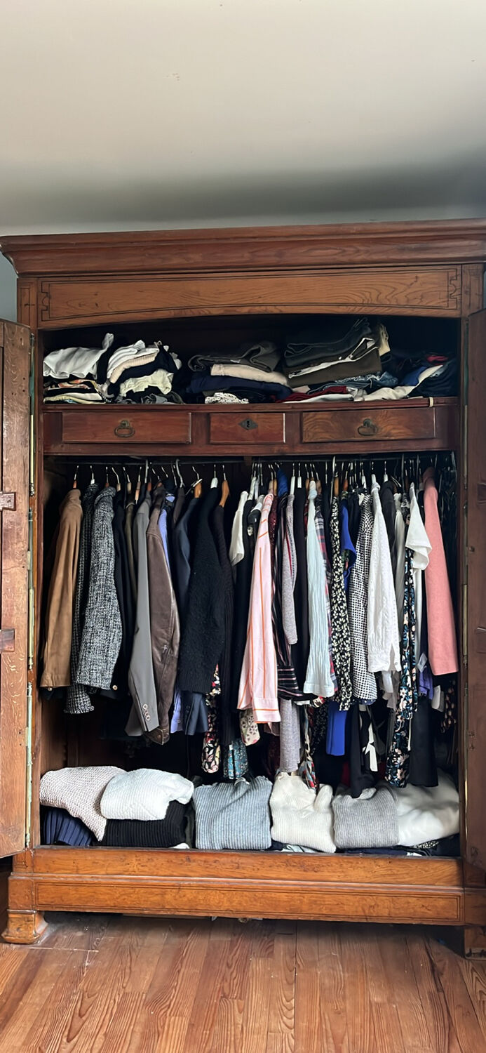 Norman wedding wardrobe in oak