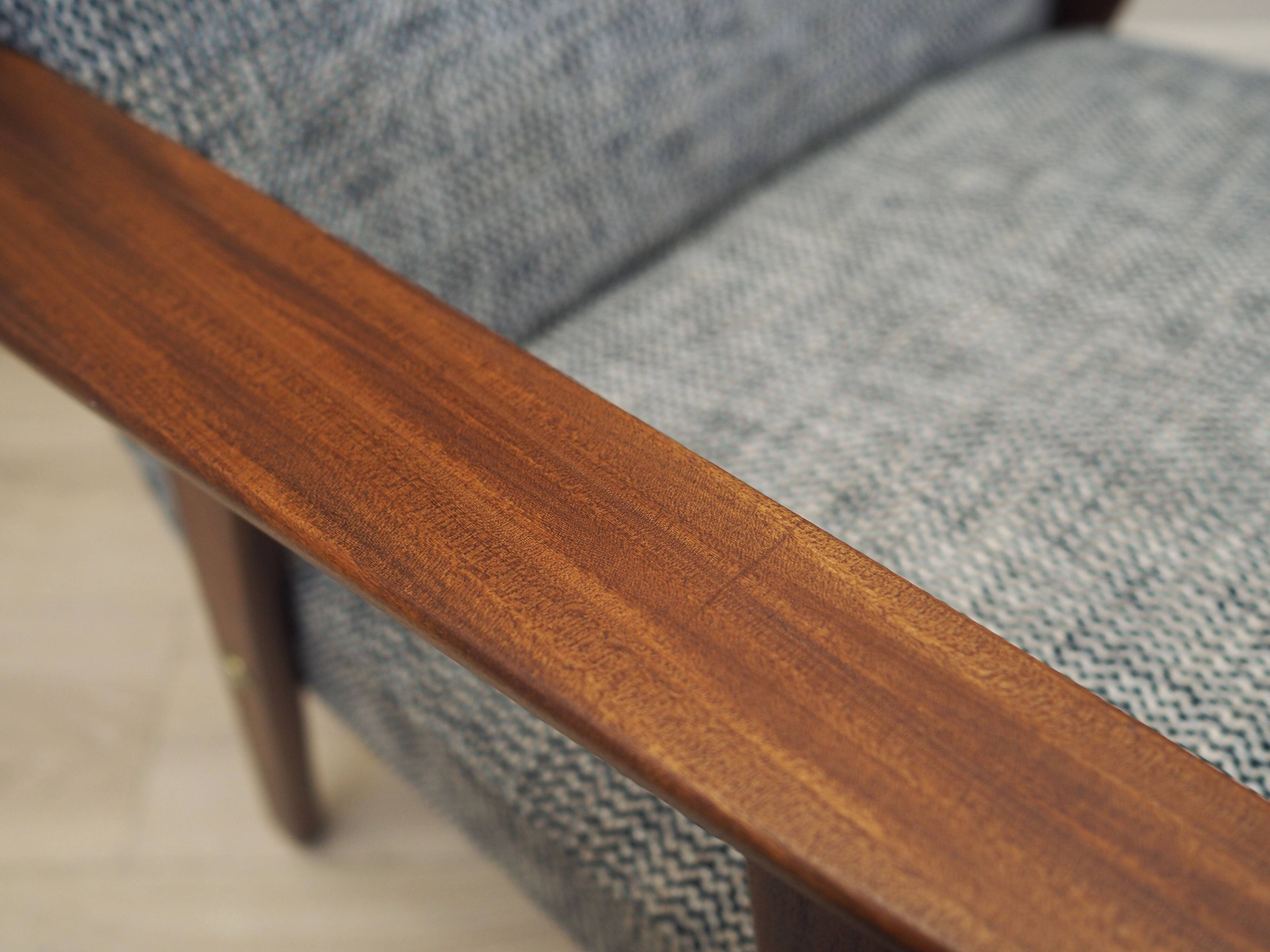 Mahogany armchair, Danish design, 1960s, production: Denmark