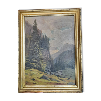 Alpine mountain table