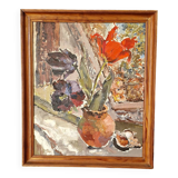 Flower painting by Robert Pasty