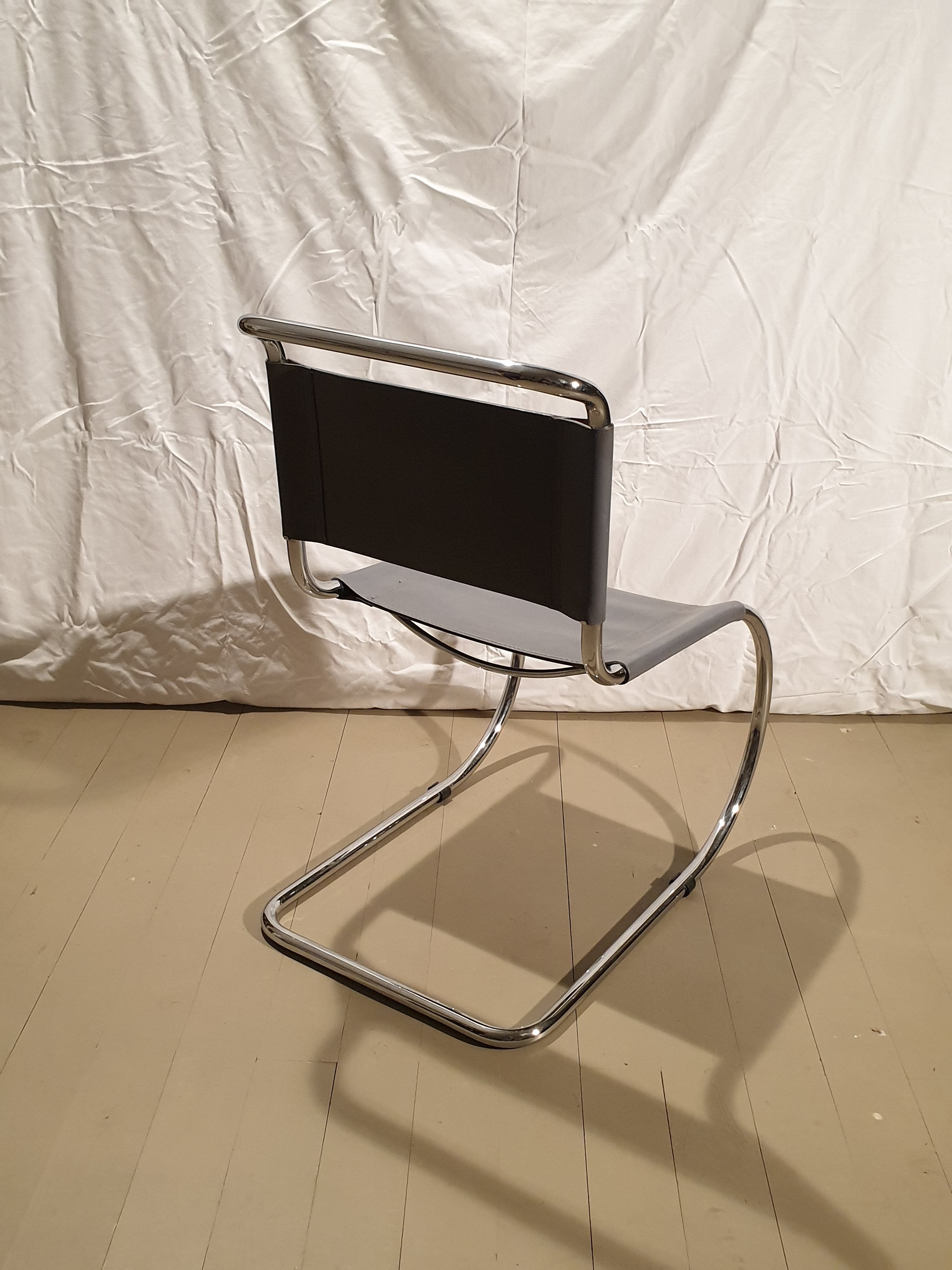 Pair of MR10 Chairs by Ludwig Mies van der Rohe