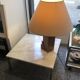 Table basse en marbre et chrome