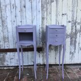 Renovated Louis XV bedside pair.