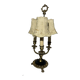 Antique three-light table lamp