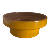 Vintage yellow seventies ceramic bowl