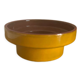 Vintage yellow seventies ceramic bowl